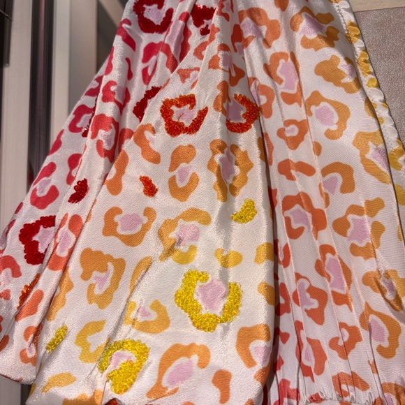 🤩Rococo Sand Avana Leopard Print Puff-Sleeve Maxi Dress🤩 - Picture 10 of 11